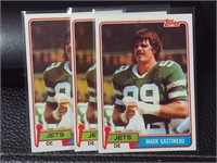 1981 TOPPS #342 MARK GASTINEAU ROOKIE LOT