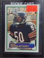 1983 TOPPS #38 MIKE SINGLETARY ROOKIE CARD HOF