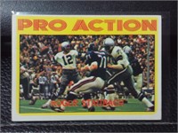1972 TOPPS #122 ROGER STAUBACH ACTION RC
