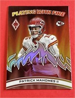 Patrick Mahomes Playing with Fire Sp Insert