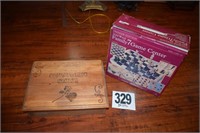 Wood Prayer Box & (7) Game Center