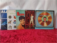 Lot of 5 ELVIS PRESLEY RECORD ALBUMS