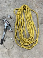 Tow rope and come-along