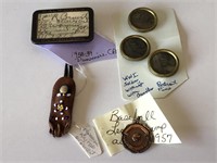 Vintage/Antique Items - Portrait Pins, etc