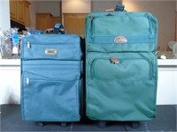 2  Rolling Samsonite Suitcases