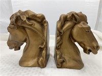 2 Chalk Book Ends 8" H