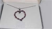 Unmarked granite heart necklace chain is unmarked