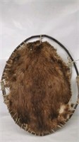 30 inch Willow and Beaver Pelt Wall Hanging