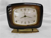 Phinney-Walker wind-up alarm clock, 3" H