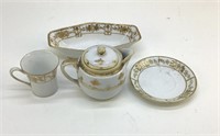 4 pieces of Nippon China