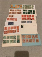 Vintage stamps from Great Britain