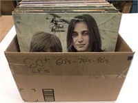 Box Lot of 60+ Mixed LP's