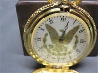 Small Eagle Crest Pocket Watch