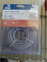 Vinyl coated cable