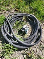 Sump pump with 72 feet of hose