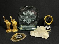 Assorted Collectible Stones and Figurines