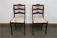 Vintage Tell City Mahogany Chairs