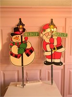 Santa & Frosty  Light Up