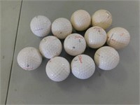 12 Various Golf Balls