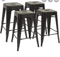 4 metal bar stools