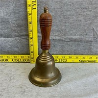 Vintage Wood and Brass Bell