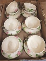 FRANCESCA ROSE CUPS AND SAUCERS