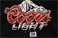 Coors Light Neon Sign (Works)