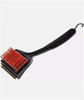 Replaceable Head Nylon Bristle Grill Brush