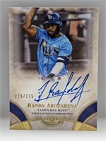 2021 Topps Tier One Gold Randy Arozarena Auto/275