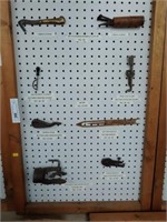 Primitive Tools Mounted on Peg Board