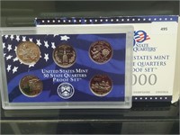 2000 US Mint State Quarter Proof Set