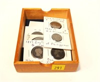 Lot, foreign silver coins, 8 pcs.