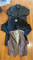 Mens Jackets & Orvis Vest Size Large