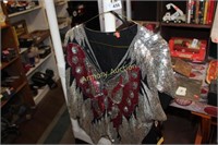 LARGE BEADED WOMAN'S BLOUSE