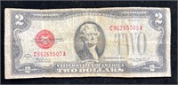 1928 D $2 Red Seal Note