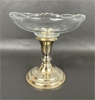 Frank M. Whiting Weighted Sterling Base Candy Dish