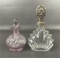 Two Antique Perfume Bottles