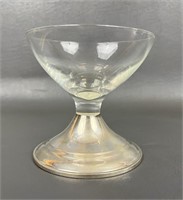 Duchin Weighted Sterling Base Goblet