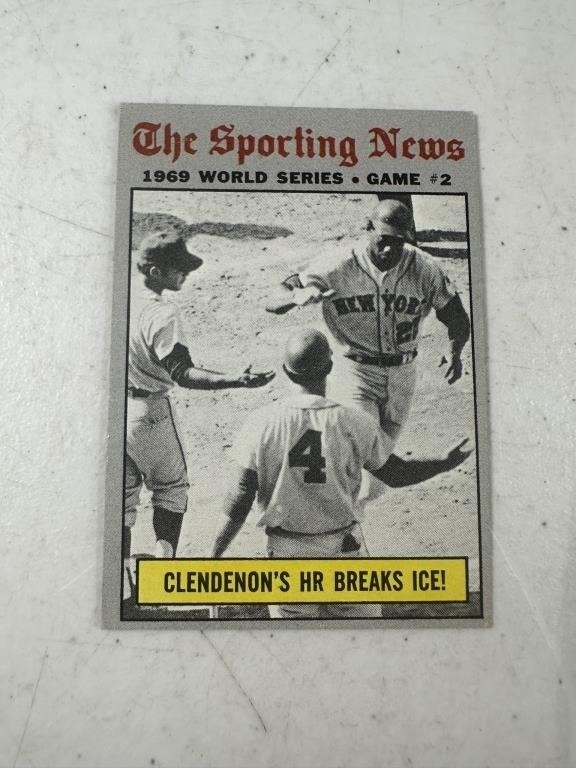 1970 TOPPS BASEBALL - "THE SPORTING NEWS" 1969