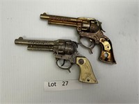 Two VTG Toy Guns Gene Autry & Texan Jr