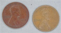 (2) 1917-S Wheat Pennies. Note: Good Condition.