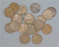 (20) 1917 Wheat Pennies. Note: (2) Poor, (17)