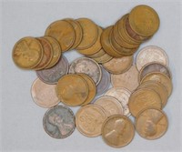 (35) 1918 Wheat Pennies. Note: (11) Poor, (12)