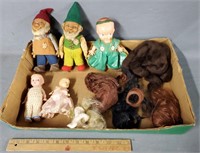 Steiff Gnomes, Celluloid Dolls, Doll Hair