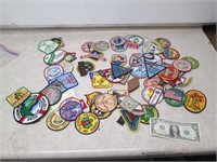 Large Lot of Boy & Girl Scout & Misc Patches