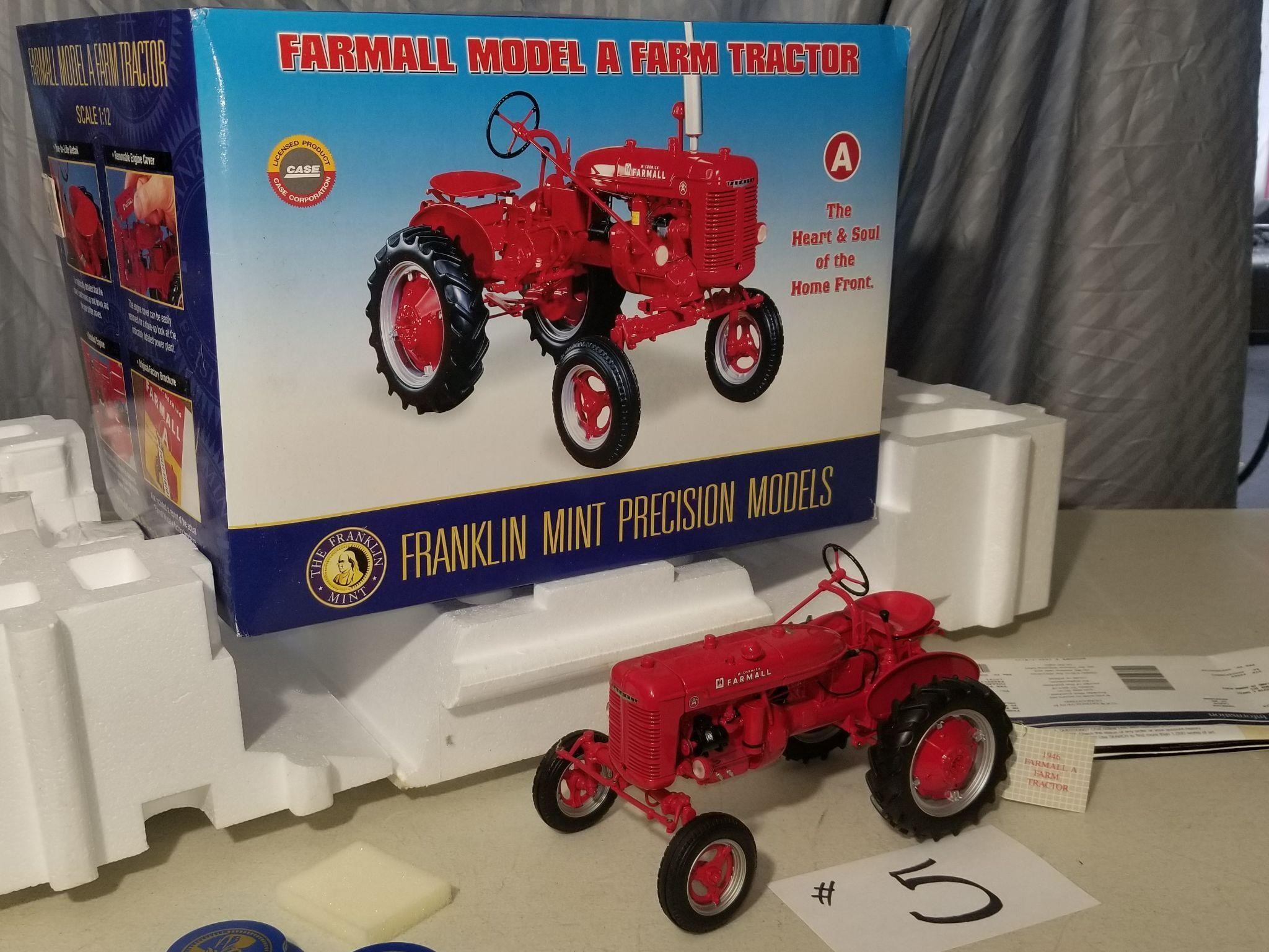 1946 Farmall A Die Cast Tractor 1:12 scale