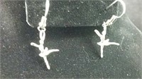 925 Sterling Ballerina Earrings