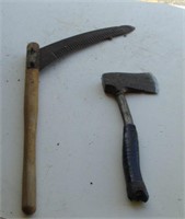 Hatchet and Corn Knife