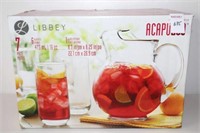 7PIECE LIBBEY PITCHER & GLASS SET