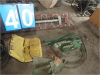 GROUP NEW/OLD STOCK JD PARTS-3PT HITCH ARMS,